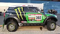 Siegerfahrzeug der Rallye Dakar 2012