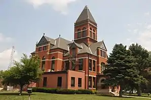 Das Monona County Courthouse in Onawa, seit 1981 im NRHP gelistet