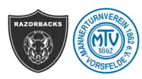 Logo der MTV Vorsfelde Razorbacks