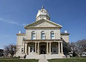 Das Madison County Courthouse in Winterset, gelistet im NRHP Nr. 76000790