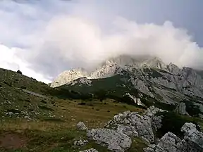 Der Maglić – mit fast 2400 m höchster Berg des Landes