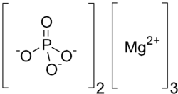 Strukturformel von Trimagnesiumphosphat