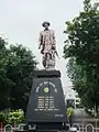 Mahatma Phule Statue an der Mahatma Phule Landwirtschaftliche Universität (Mahatma Phule Krishi Vidyapeeth), in der Stadt Rauri.