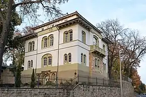 Westgrenze:Villa an der Mainberger Straße