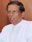 Maithripala Sirisena, Präsident von Sri Lanka seit dem 9. Januar 2015(SLFP)