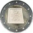 2-Euro-Gedenkmünze Ausrufung der Republik Malta 1974 (2015)