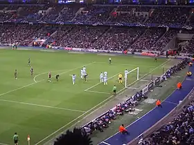 Szene aus dem Spiel der UEFA Champions League 2011/12 gegen den FC Bayern München am 7. Dezember 2011