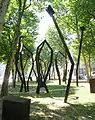 Eisenspiel für Mannheim (1993), Skulpturenpark Augustaanlage, Mannheim