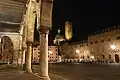 Piazza Sordello bei Nacht