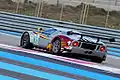 Der Ford GT von Marc VDS beim Test der Le Mans Series auf dem Circuit Paul Ricard im Jahr 2010