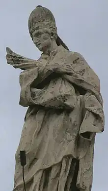 Statue des Papstes Marcellus I. in Rom