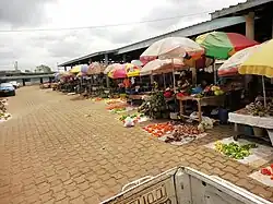 Marktstraße in der Stadt