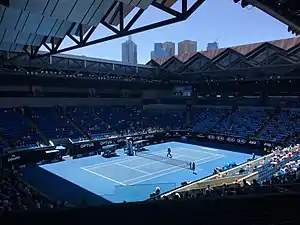 Die Margaret Court Arena im Januar 2017.