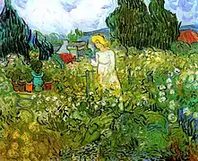 Mademoiselle Gachet au jardin, Van Gogh, 1890