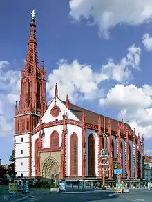 Marienkapelle, katholische Pfarrkirche, auf dem Platz der 1349 zerstörten Synagoge errichtet