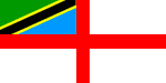 1:2   Marineflagge von Tansania