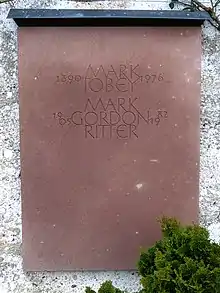 Mark Tobey (1890–1976), Künstler, Maler, Grab auf dem Friedhof Hörnli, Riehen, Basel-Stadt