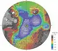 Topographie der Nordhemisphäre