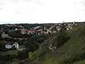 Blick auf Laaber mit der Burgruine im Zentrum