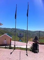 Grenzübergang Ongeluksnek zu Lesotho nahe Matatiele