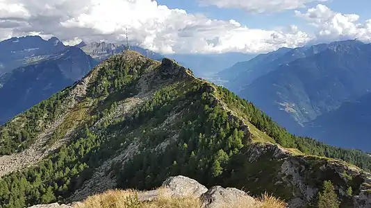 Blick nach Südosten zum Matro.