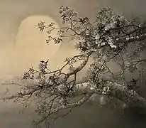 Blüten am Frühlingsabend(春宵花影, Shunshō kakei)