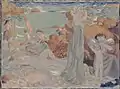 Maurice Denis: Baigneuses, plage du Pouldu 1899