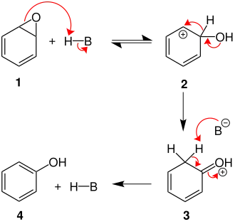 Mechanismus Arenoxidumlagerung