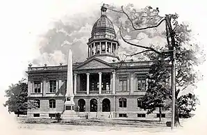 Mecklenburg County Courthouse, gelistet im NRHP mit der Nr. 79001734