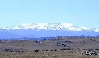 Medicine Bow Mountains vom U.S. Highway 287 im Larimer County in Colorado