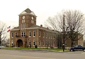 Das Meigs County Courthouse in Decatur, gelistet im NRHP Nr. 78002613