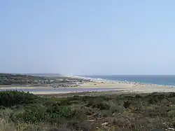 Flussmündung (Lagoa de Melides) und Strand von Melides