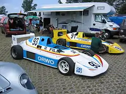 Zwei MT 77 im Fahrerlager von Schleiz