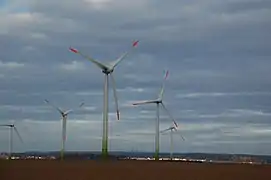 Windkraftanlagen zwischen Mellerhöfe und Dirmerzheim