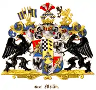 Wappen der Grafen Mellin