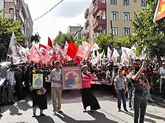 Bilder von Opfern und PKK- und YPG-„Märtyrern“