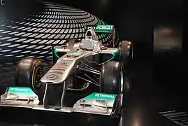 Mercedes MGP W02 im Museum