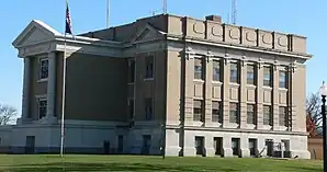 Das Merrick County Courthouse in Central City