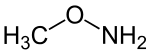 Strukturformel von Methoxyaminehydrochlorid