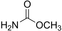 Strukturformel von Carbamidsäuremethylester