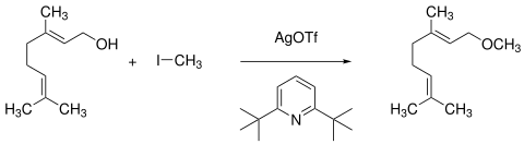 Synthese von Geraniolmethylether