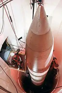 Minuteman-III in einem Raketensilo