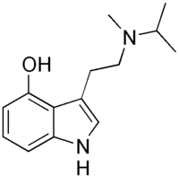 Struktur von 4-HO-MiPT