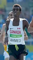 Mohammed Ahmed stellte als Sechster mit 28:05,73 min einen neuen kanadischen Rekord auf