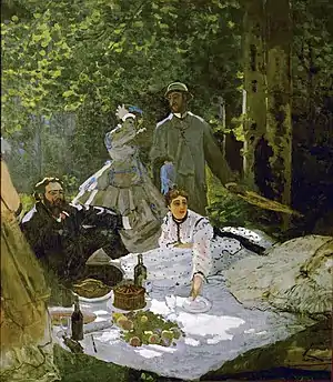 Claude Monet:Frühstück im Grünen (1865)