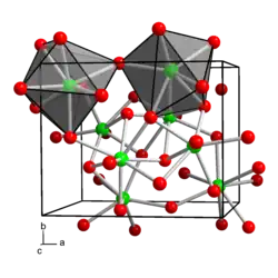 Kristallstruktur von monoklinem Bariumhydroxid