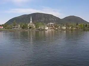 Mont-Saint-Hilaire, von Belœil aus gesehen