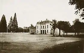 Bahnhofsvorplatz Montendre, Aufnahme vor 1900