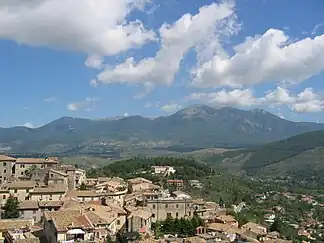 Aussicht auf die Monti Ernici von Alatri