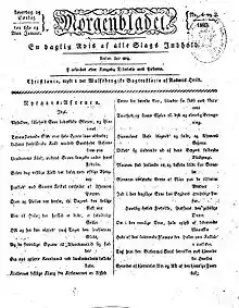 Titelseite vom 2. Januar 1820